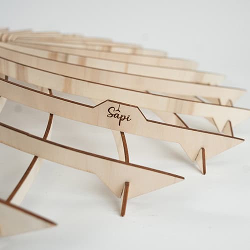 luminaire DIY en bois 